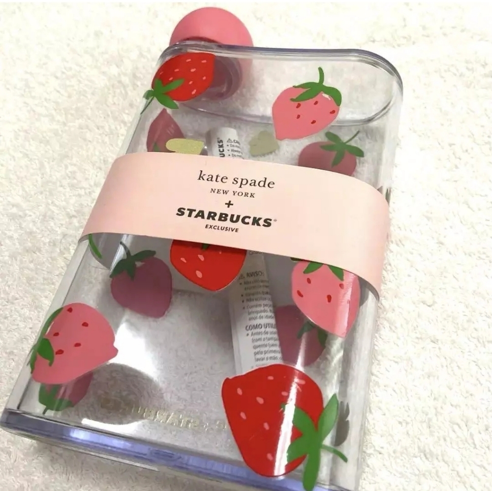 Starbucks × Kate Spade Strawberry Tumbler 14 oz - Picture 2 of 6